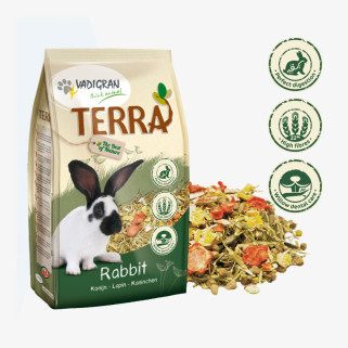 Vadigran - Mélange Complet au Foin de Luzerne Terra Lapins - 2,25 kg