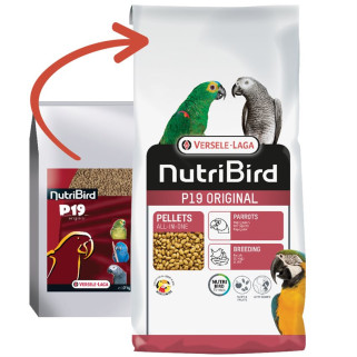 Nutribird Extrudés P19  Original Élevage Perroquets - 10 kg