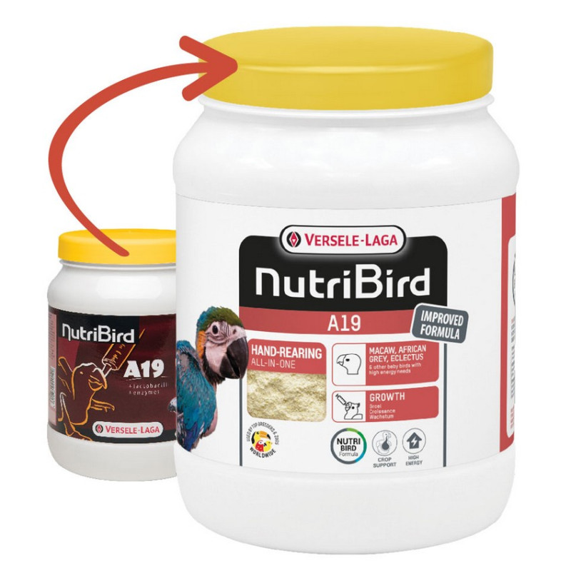 Nutribird A19 800 gr - Pâtée Élevage pour Perroquets