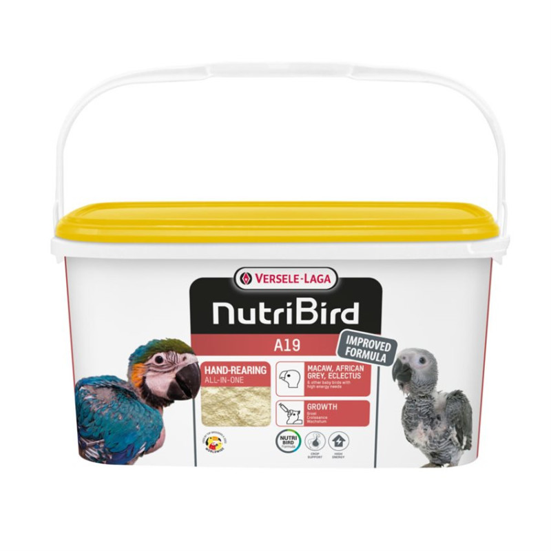 Nutribird A19 3 kg - Pâtée Élevage pour Perroquets Nutribird A19 3 kg - Pâtée Élevage pour Perroquets