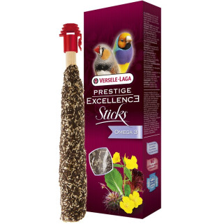 Versele Laga - 2 Sticks Prestige Excellence Omega 3 pour oiseaux Exotiques - 50 gr