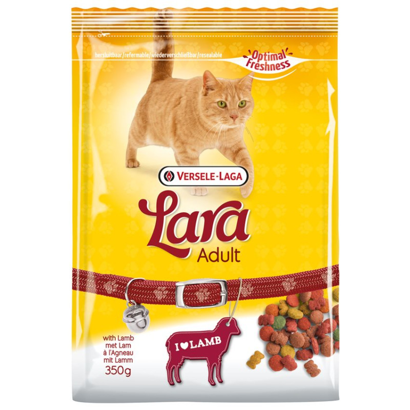 Lara Adult à l'Agneau - 2 kg - Croquettes pour Chats Adultes Lara Adult à l'Agneau - 2 kg - Croquettes pour Chats Adultes