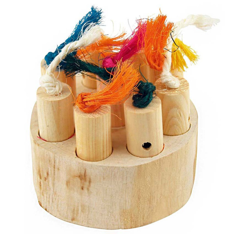 Bird Pad - Jouet de Foraging en Bois de Java pour Perroquet