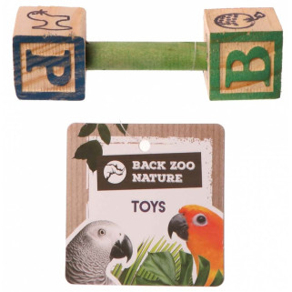 Hochet ABC - Jouet de Patte pour Perroquet