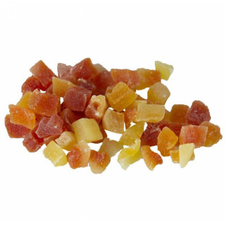 ZooFaria - Dés de Papaye Séchée - Friandise pour Oiseaux - 50 gr