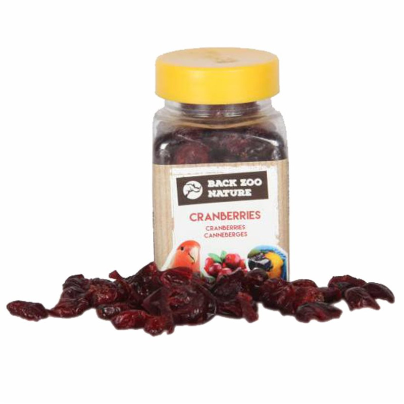 Zoofaria - Cranberries Séchées - Friandises pour Oiseaux - 50 gr Zoofaria - Cranberries Séchées - Friandises pour Oiseaux - 50 gr