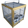 Cage de Transport Perroquet en Aluminium - KING'S CAGES TC01