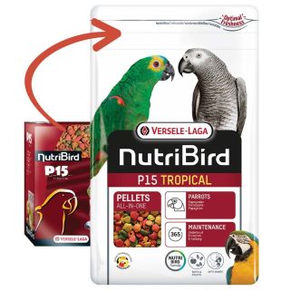 Nutribird Extrudés P15 Tropical Perroquets - 1 kg
