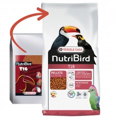 Nutribird Extrudés T16 pour Mainates, Toucans et Touracos - 10 kg