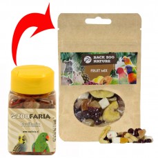 ZooFaria - Mélange de Fruits Secs en Dés - Friandise pour Oiseaux - 200 gr