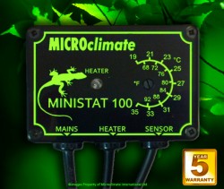 Thermostat Reptile MICROCLIMATE "On/Off" Ministat 100 - 100 W