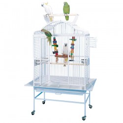 Cage Perroquet KING'S CAGES - Modèle 3420N Blanc
