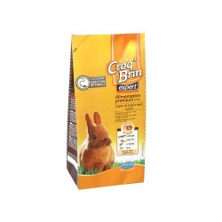 Croq'Brin - Menu Expert Lapin - Mélange de graines et Foin pour Lapins et Lapins Nains - 1 kg