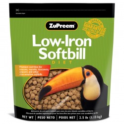 Extrudés Pauvre en Fer ZuPreem Softbill Diet Toucan - 1,125 kg