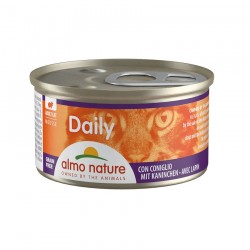 Almo Nature - Daily Mousse au Lapin pour Chat - 85 gr