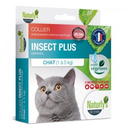 Naturlys - Collier Anti-Parasitaire Insect Plus pour Chat