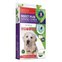 Naturlys - Pipettes Antiparasitaires Insect Plus pour Grand Chien - 5ml / 4 pipettes