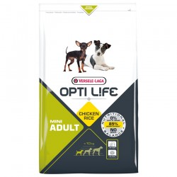 Opti Life - Adult Mini - 2,5 kg - Croquettes pour Chiens de Petites Races Adultes - Goût Poulet