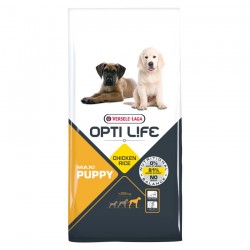 Opti Life - Puppy Maxi - 12,5 kg - Croquettes pour Chiots de Grandes Races - Goût Poulet