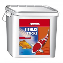 Fishlix Sticks Multi Colour - 880 gr / 8 L - Sticks Colorés pour Poissons d'Etang - Aliment Flottant