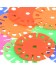 Disques multicolores Perforés en Plastique - Pièce de Jouet pour Oiseaux - 10 pièces