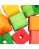 Cubes Multicolores en Bois Percés - Pièces de Jouet pour Oiseaux - Large - 9 Pièces